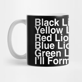 Voltron Helvetica List Mug